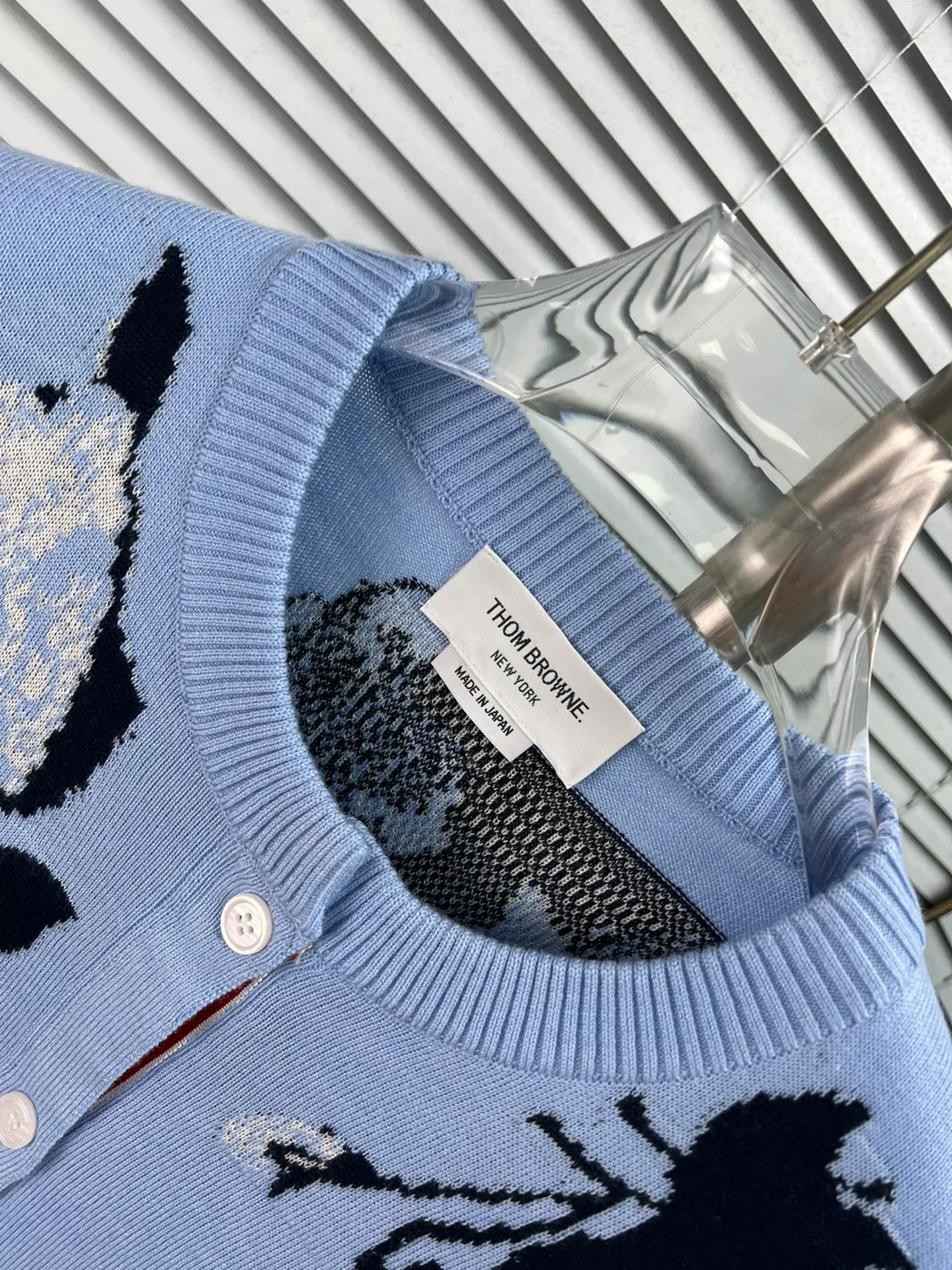 THOM BROWNE🇳🇱New Arrival ， ；Classic ， ； ， ； ， Quality ； ， - ** ：** - ** ：** - ** : **Light Blue White - **Sizes: **0.1.2.（S.M.L）